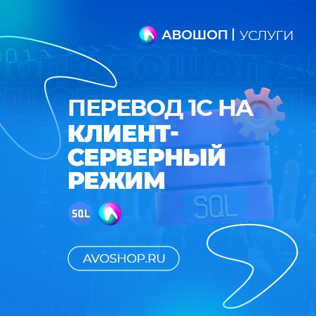 Услуги по переводу 1С на SQL (клиент-серверный режим)